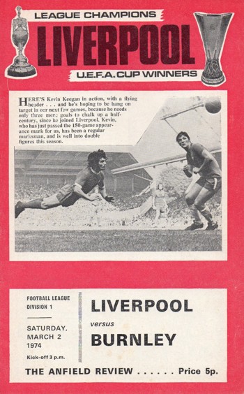 Match programme
